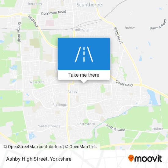 Ashby High Street map