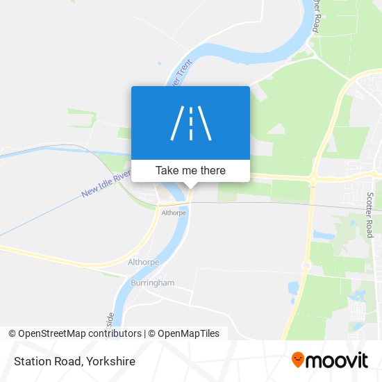 Station Road map
