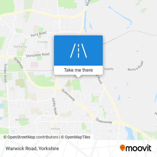 Warwick Road map