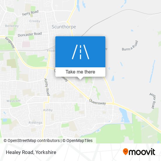 Healey Road map