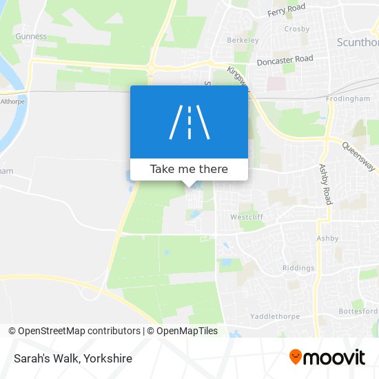Sarah's Walk map