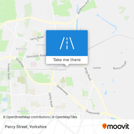 Percy Street map