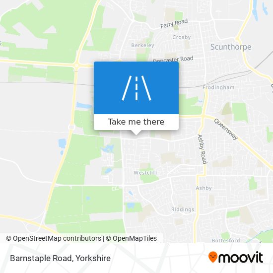 Barnstaple Road map