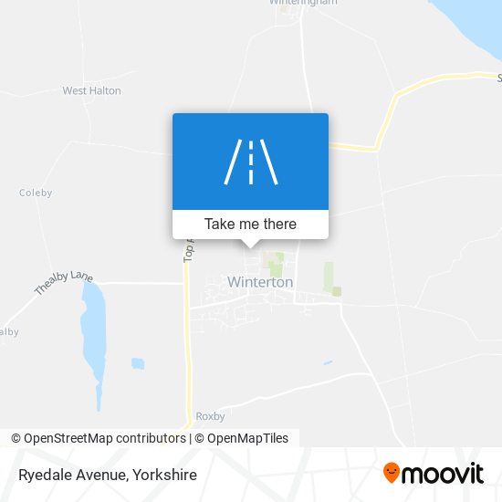 Ryedale Avenue map