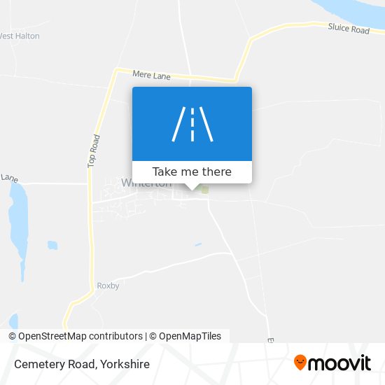 Cemetery Road map
