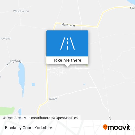 Blankney Court map