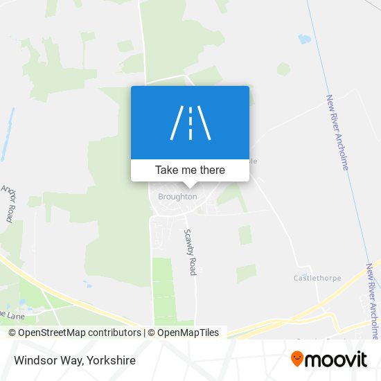 Windsor Way map