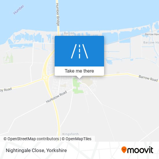 Nightingale Close map