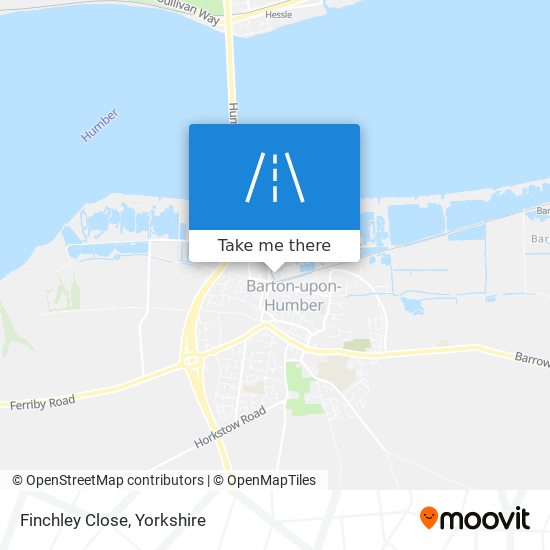 Finchley Close map