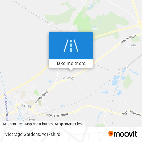 Vicarage Gardens map