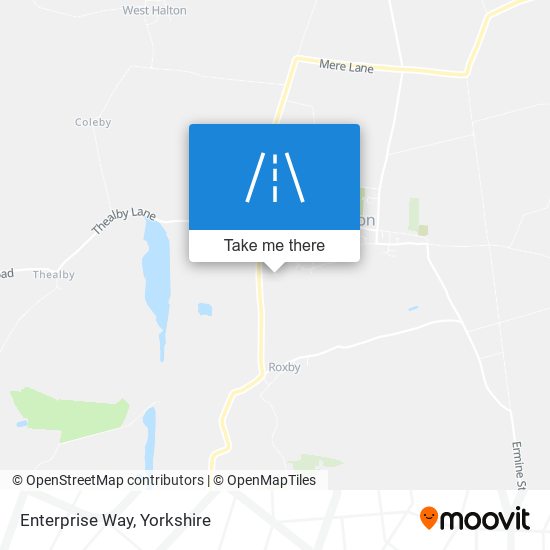 Enterprise Way map