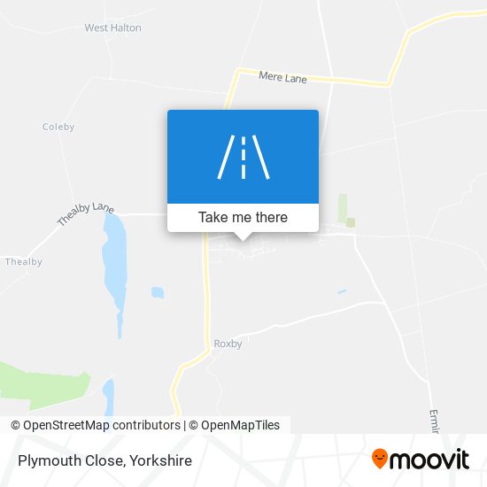 Plymouth Close map