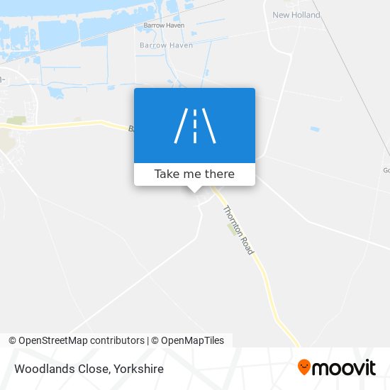Woodlands Close map