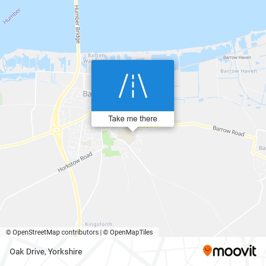 Oak Drive map