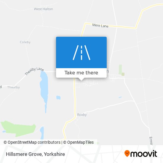 Hillsmere Grove map