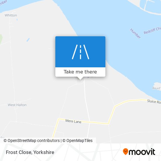 Frost Close map