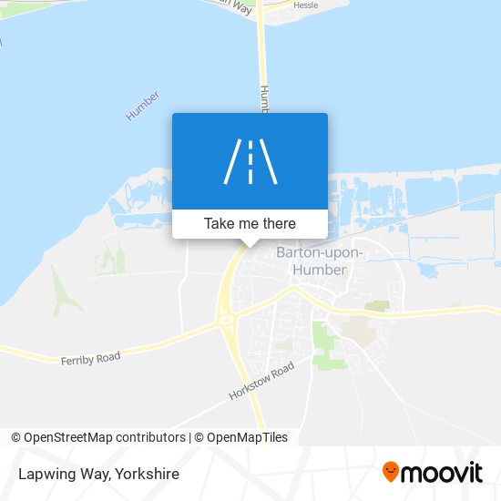 Lapwing Way map