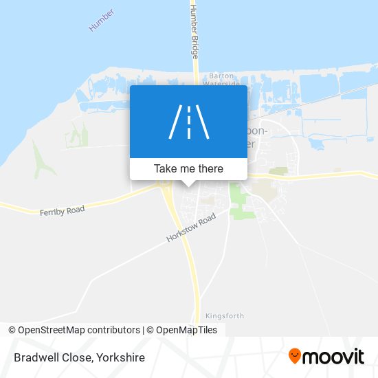 Bradwell Close map