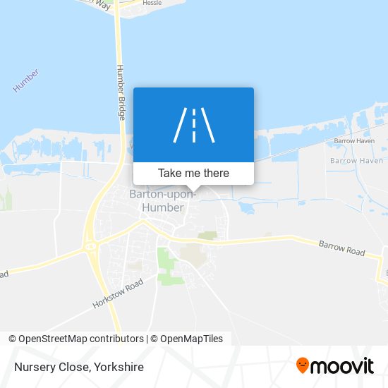 Nursery Close map