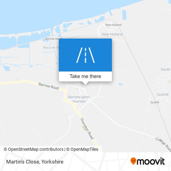 Martin's Close map
