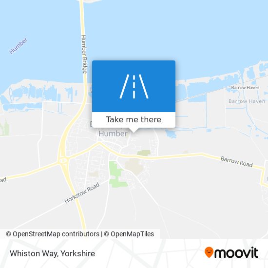 Whiston Way map