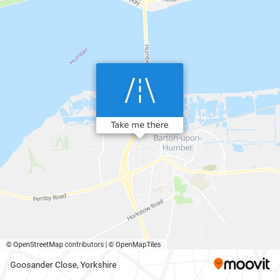 Goosander Close map
