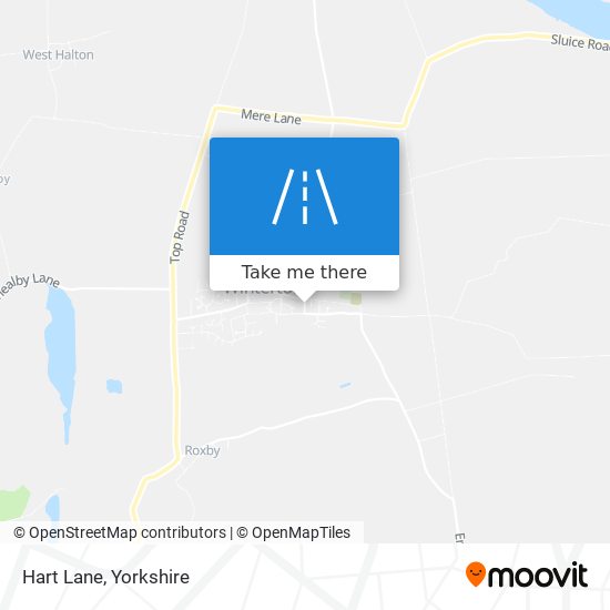 Hart Lane map