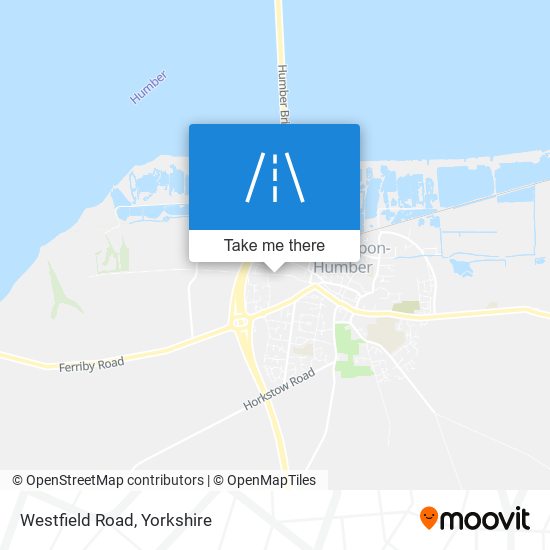 Westfield Road map