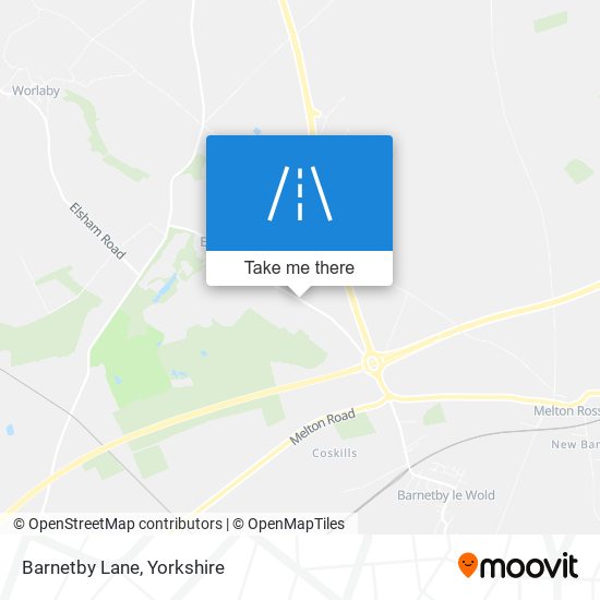 Barnetby Lane map