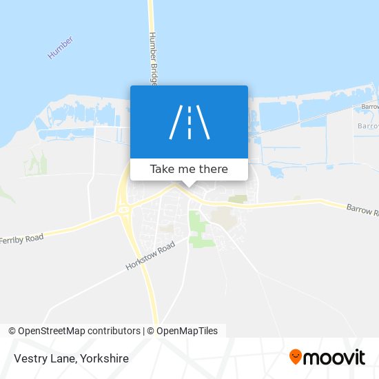 Vestry Lane map