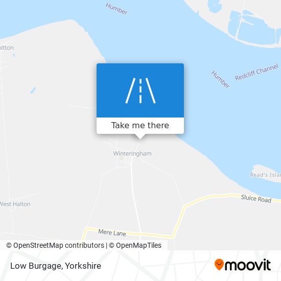 Low Burgage map