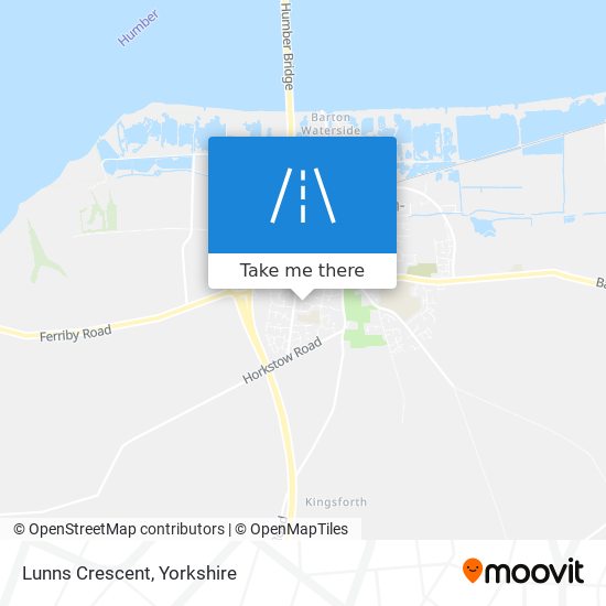 Lunns Crescent map