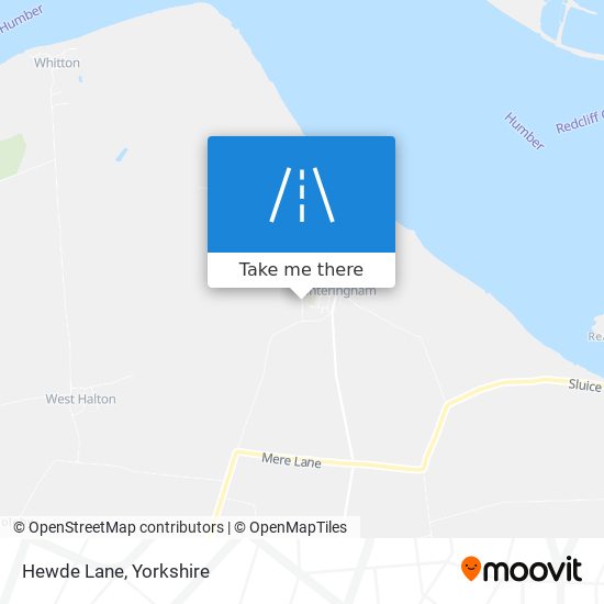 Hewde Lane map