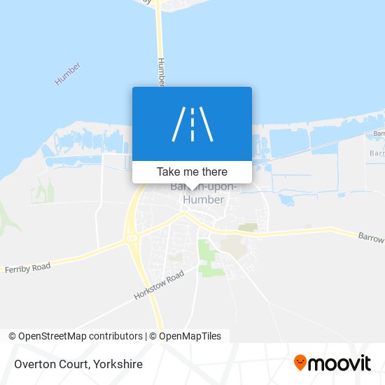 Overton Court map
