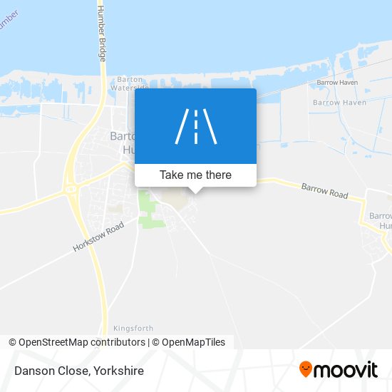 Danson Close map