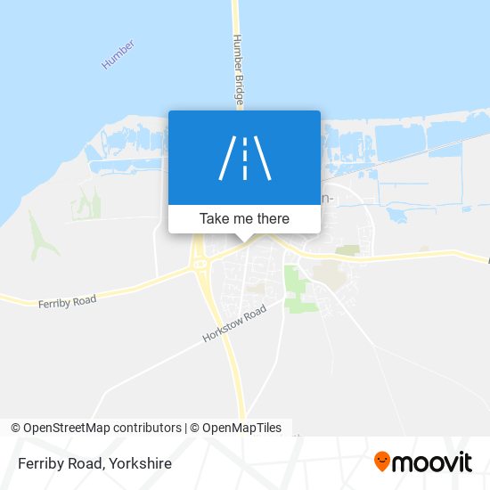 Ferriby Road map