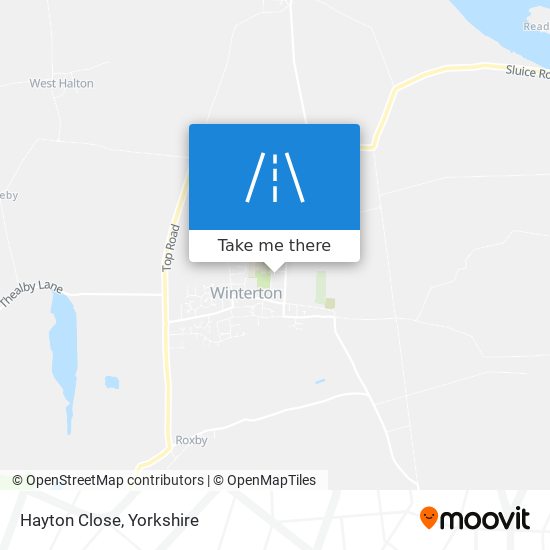 Hayton Close map
