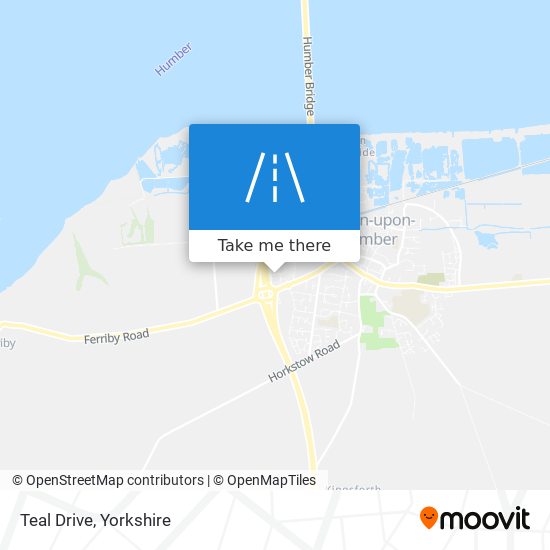 Teal Drive map