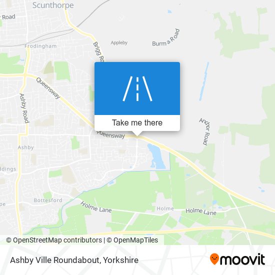 Ashby Ville Roundabout map
