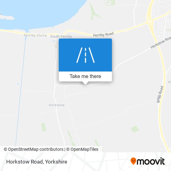 Horkstow Road map