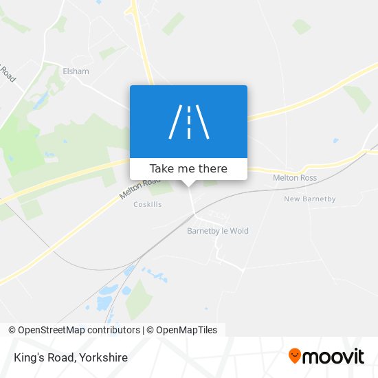 King's Road map