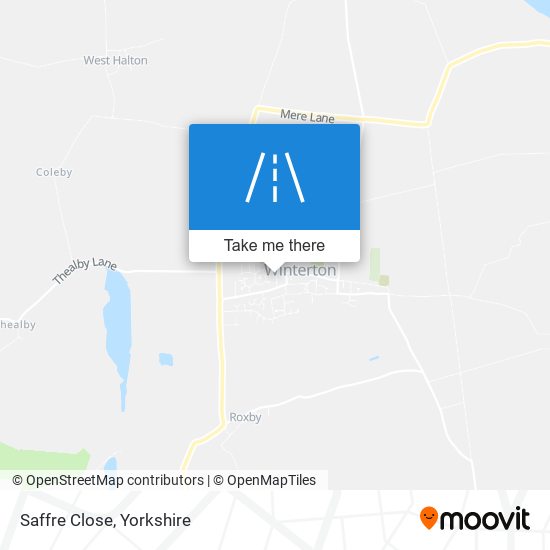 Saffre Close map