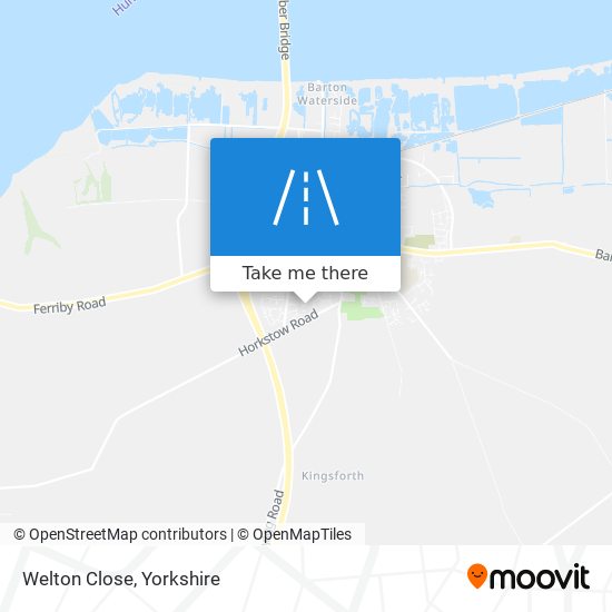 Welton Close map