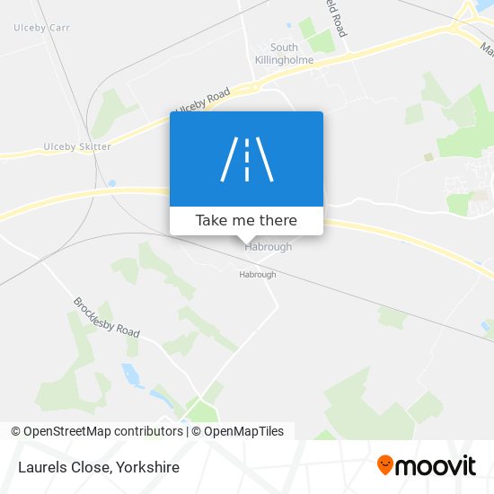 Laurels Close map