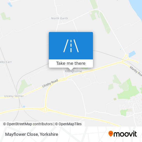 Mayflower Close map