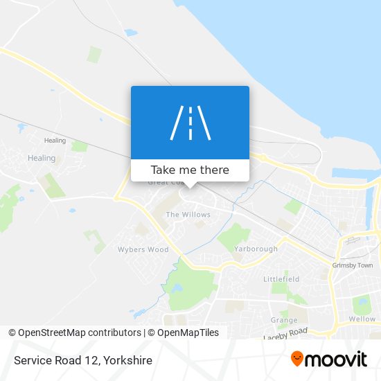 Service Road 12 map