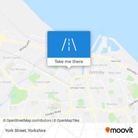 York Street map