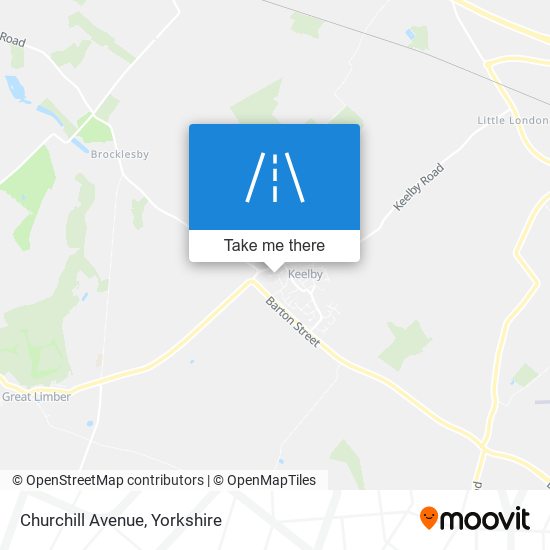 Churchill Avenue map