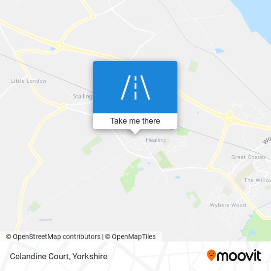 Celandine Court map