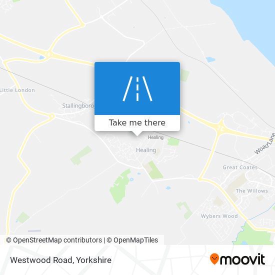 Westwood Road map